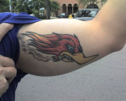 Cartoon Arm Tattoo